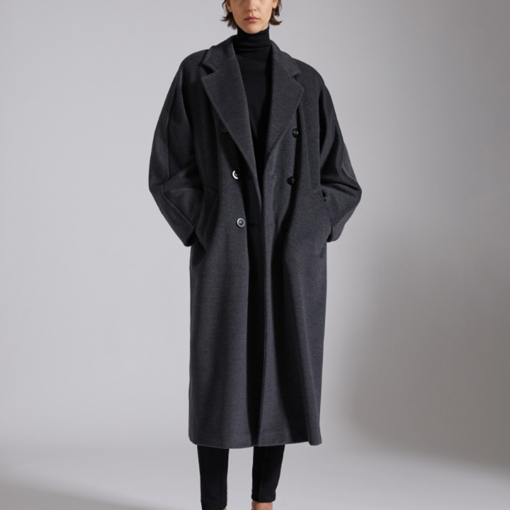 MaxMara Charcoal Gray Coat